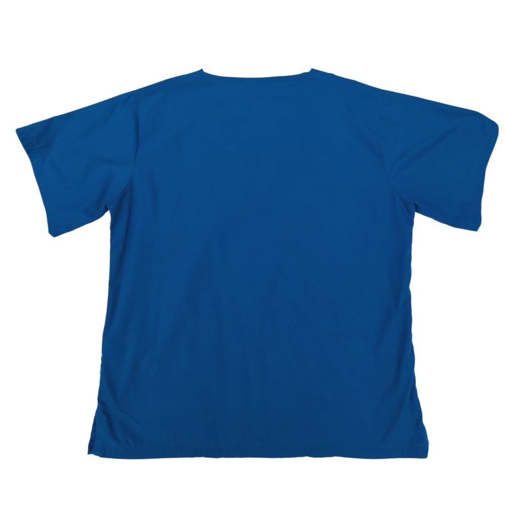 Butter Soft UA Teal Scrub Top Womens Large Short Sleeve V Neck Nurse Uniform - Picture 2 of 3
